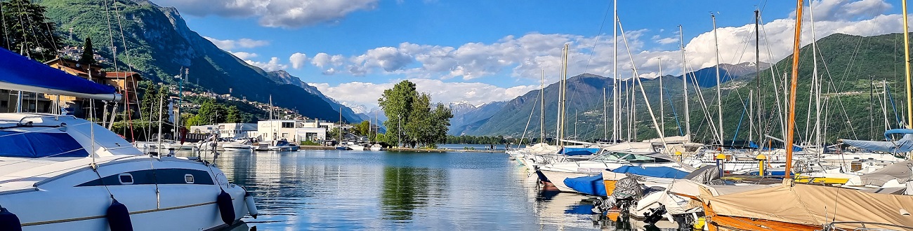 Veduta di Lovere e dell'alto lago d'Iseo dal Porto Turistico - ph Alfredo Stella